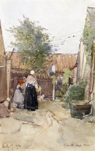 Un giardino sul retro, Berck sur Mer, 1904 da Patty Townsend Johnson